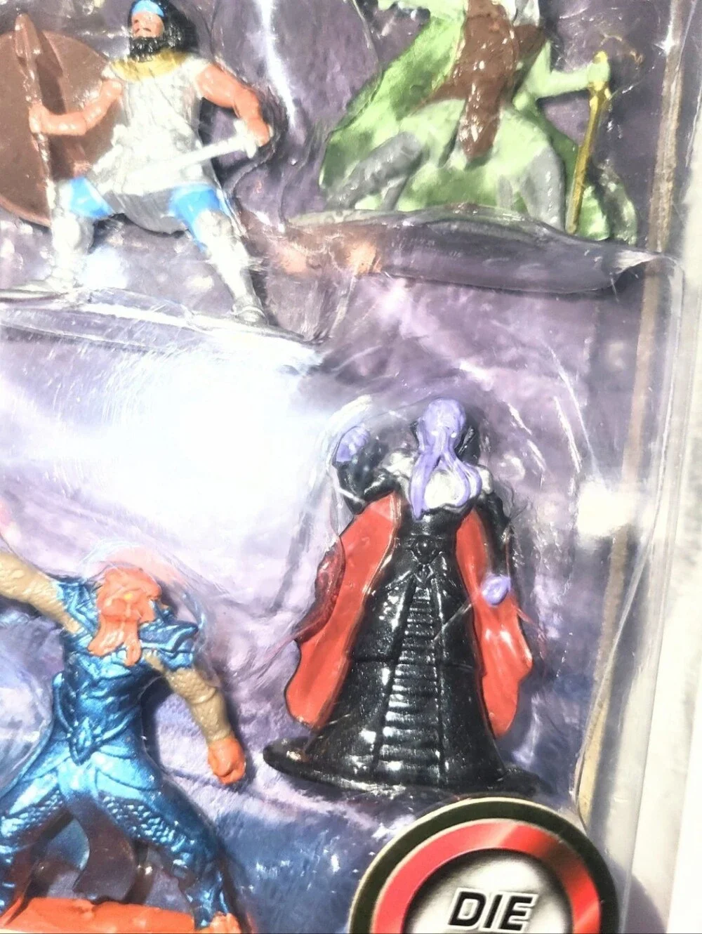 NIB Dungeons & Dragons Nano MetalFigs Die Cast Collectible Figurines 4 Pack
